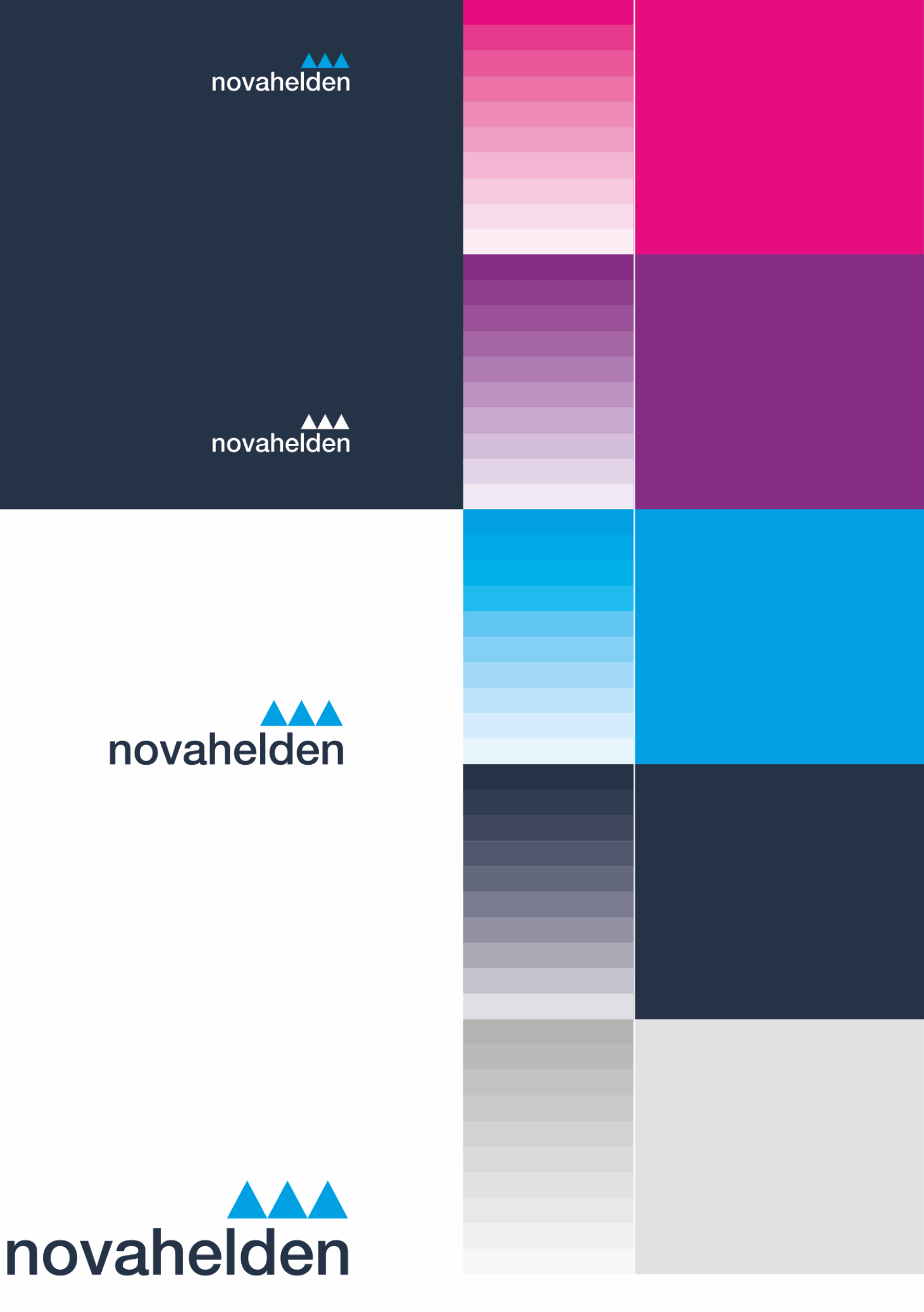 novahelden Corporate Identity, Farben